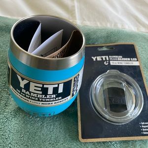 Yeti 10 oz wine tumbler still in package never been used